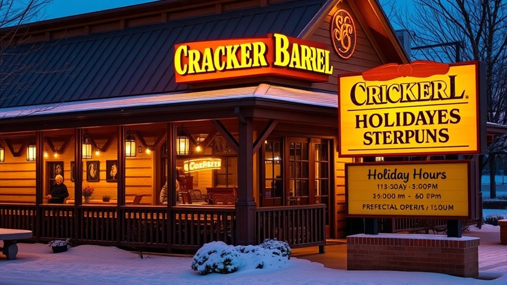 holiday hours and services