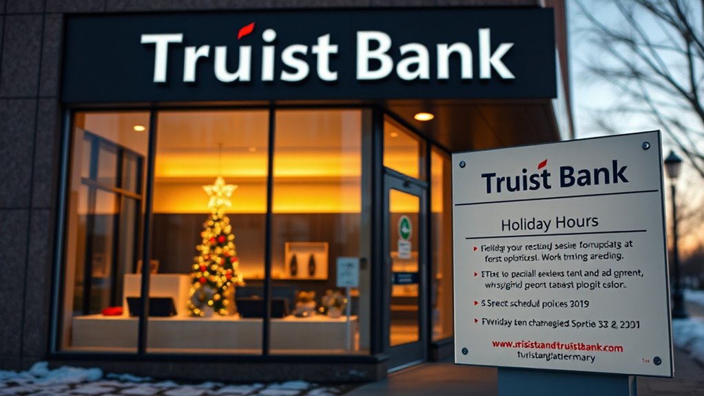 holiday hours decorations closures