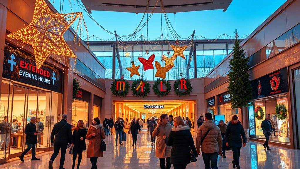 holiday mall hours vary widely