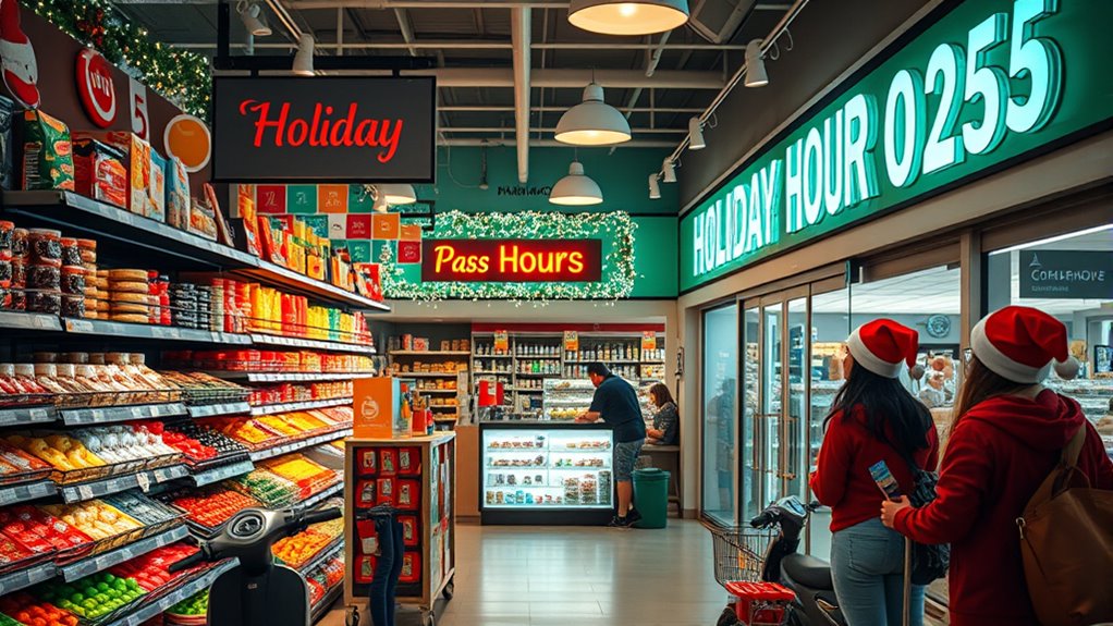 holiday pharmacy and store hours