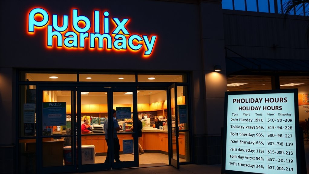 holiday pharmacy hours vary