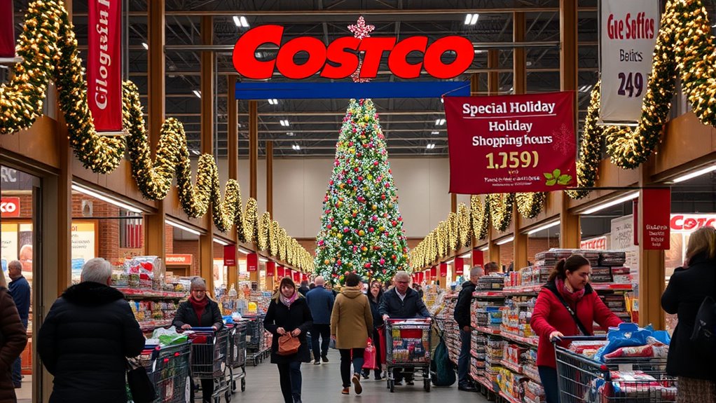 holiday shopping extended hours