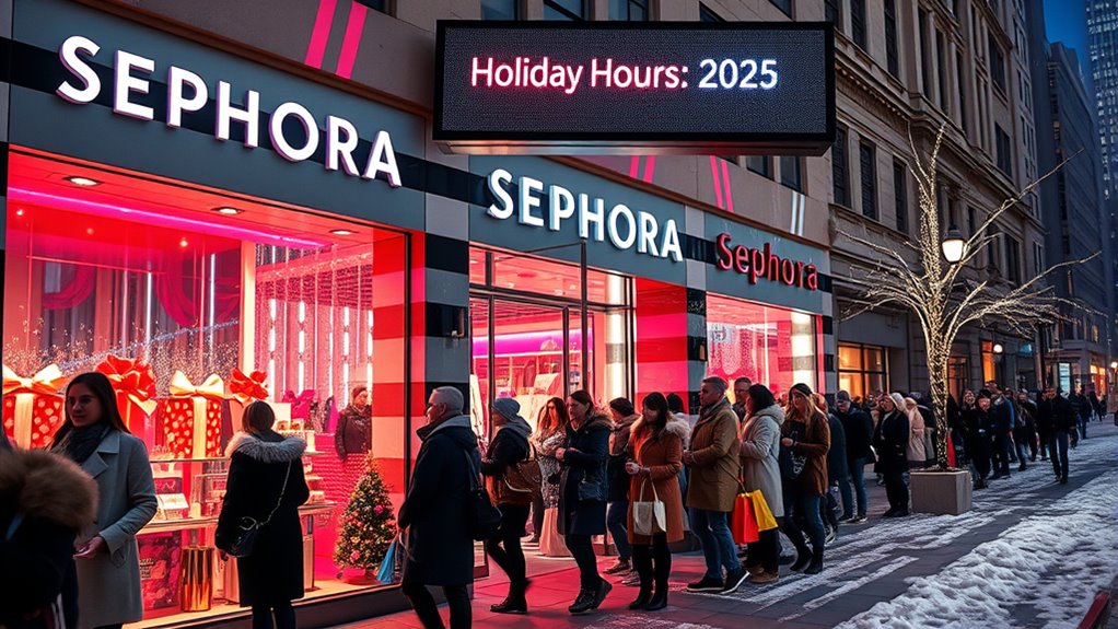 holiday store hours adjustments