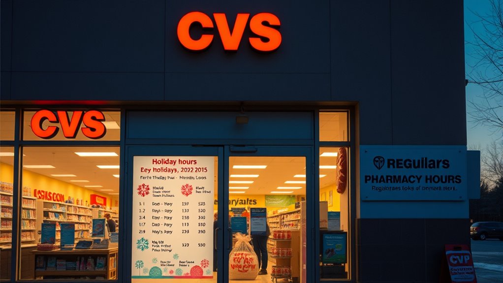 holiday store hours confirmation