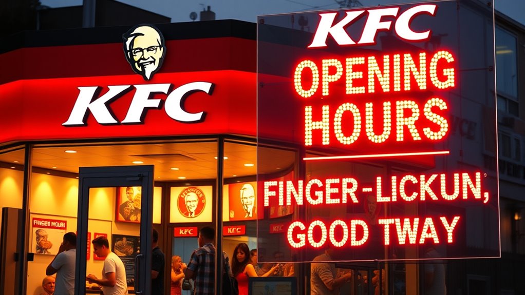 kfc daily service options