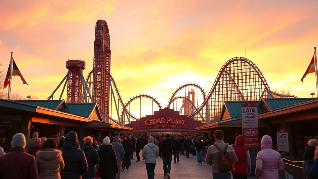 limited late season park hours