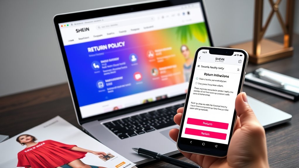 log in select items submit