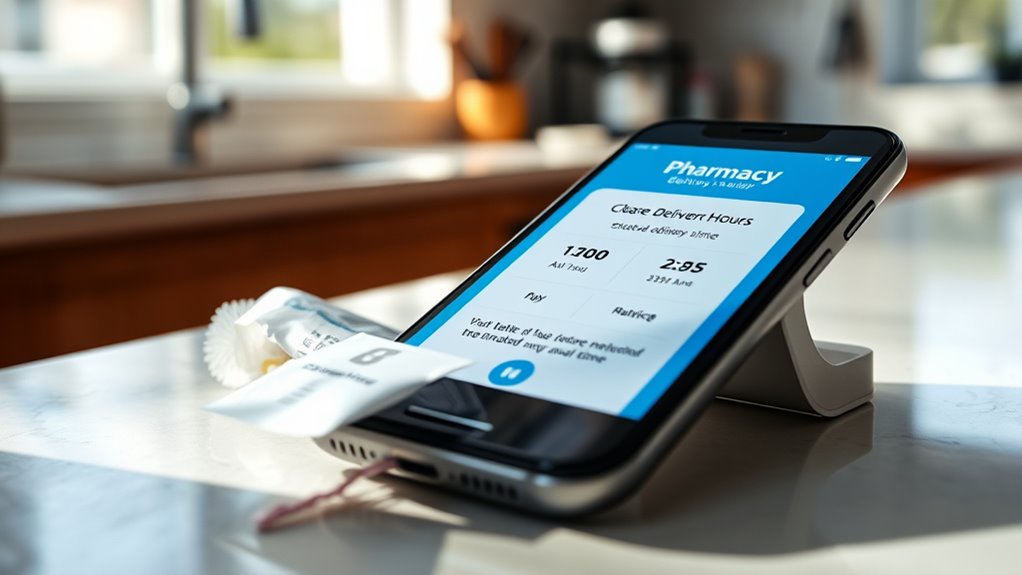 medicine delivery time estimates