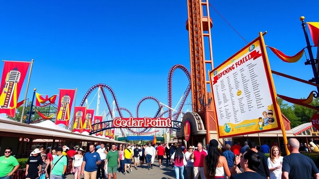 opening day celebrations schedule