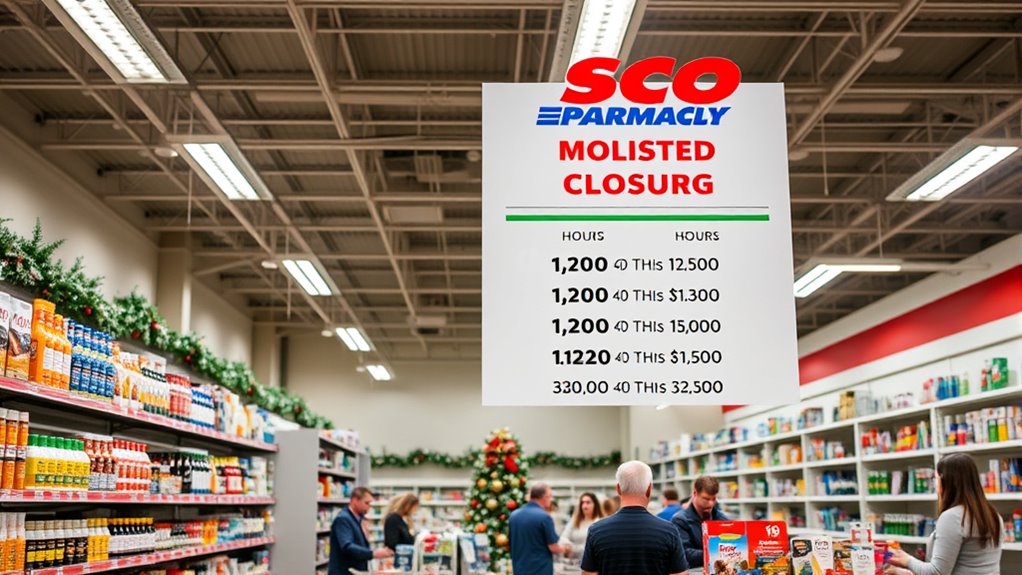 plan ahead for closures