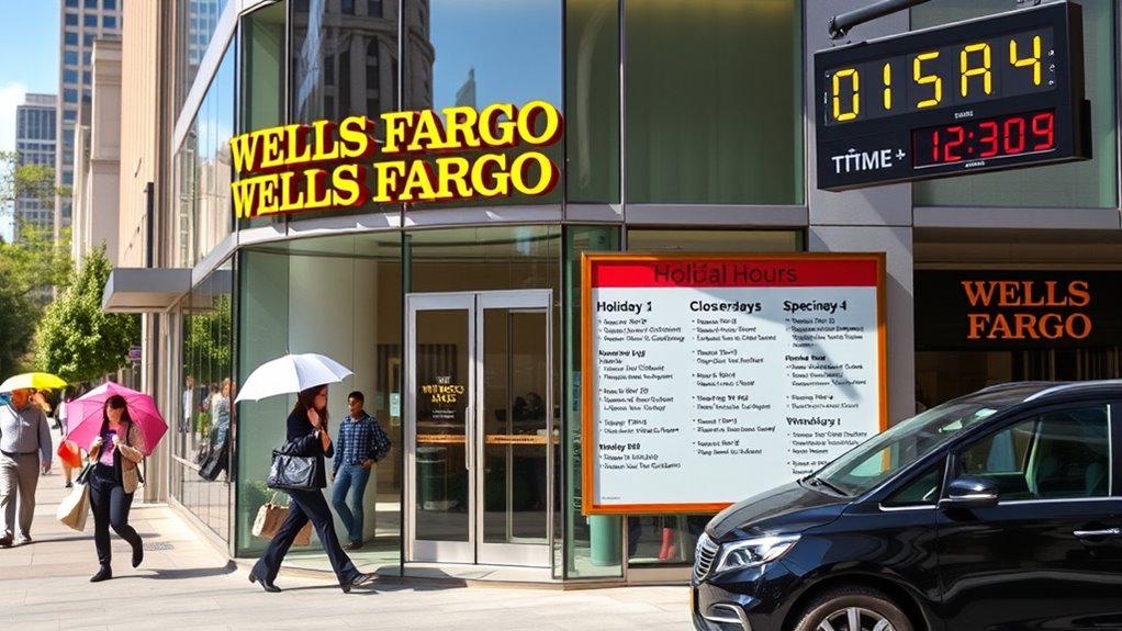 plan banking around holidays