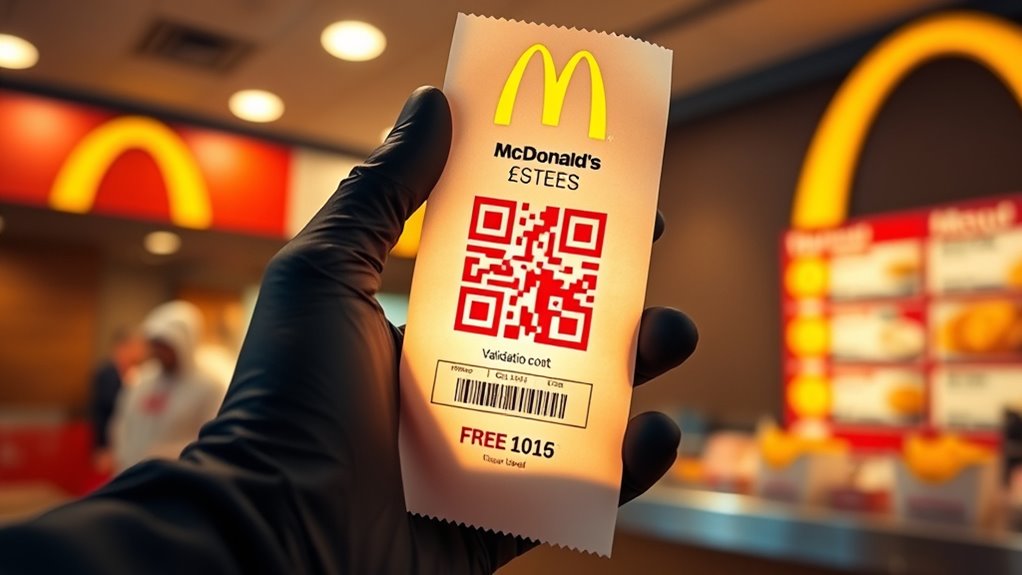 present code with receipt