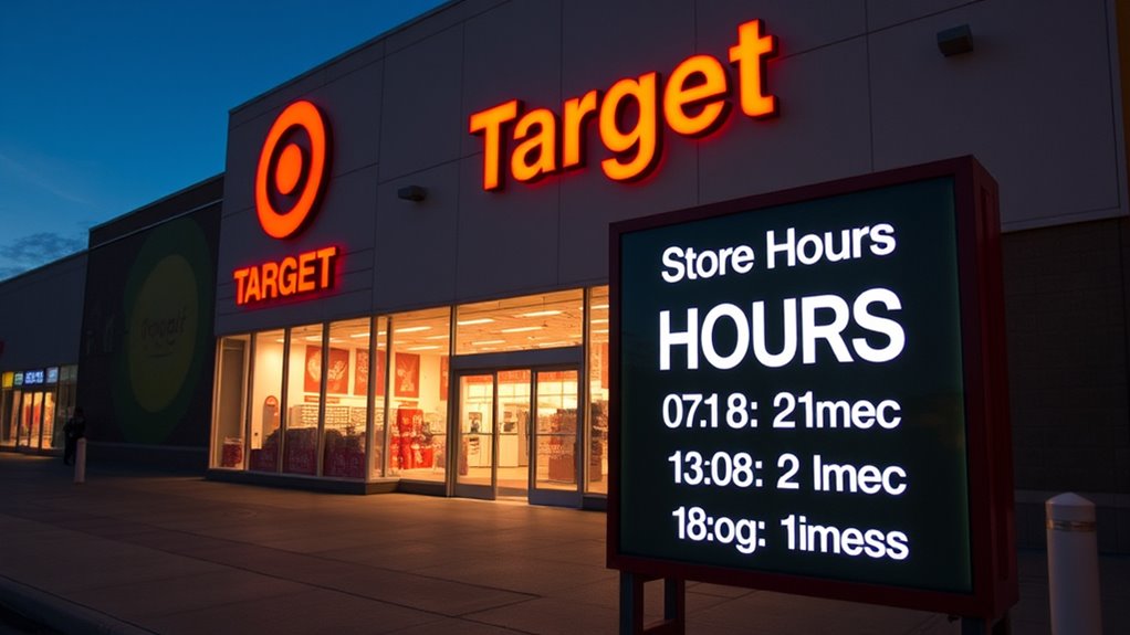 real time store hours updates