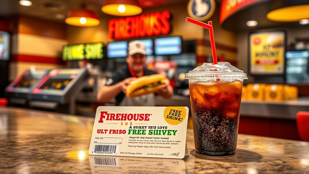 redeem code for free drink