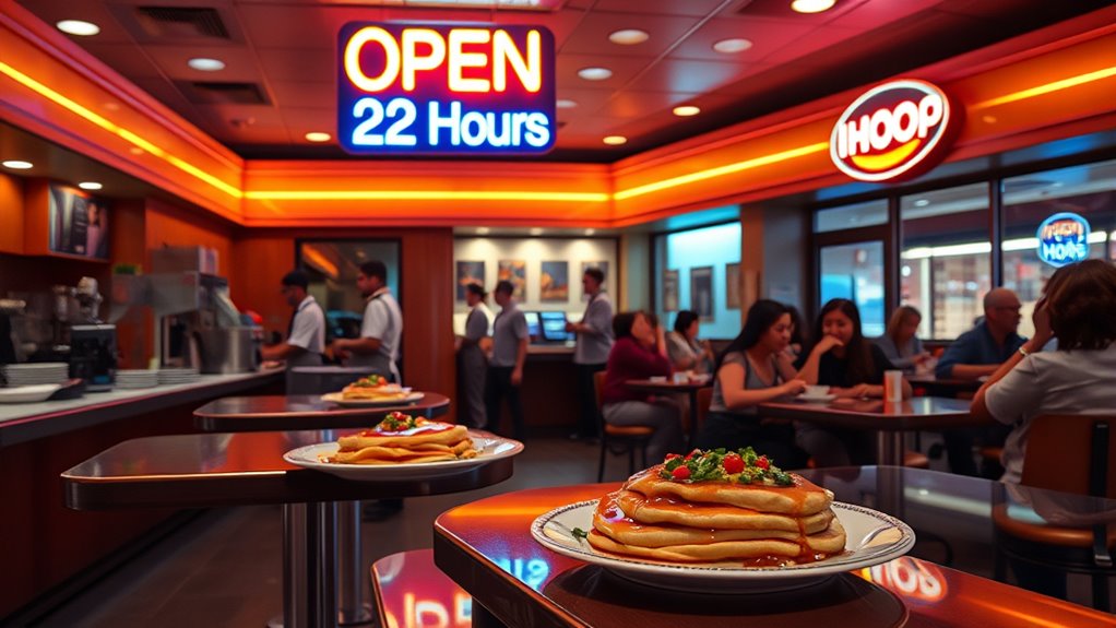 relaxed late night dining experience