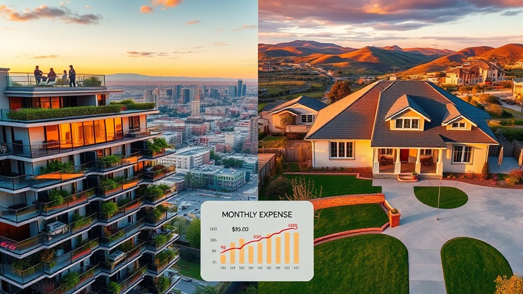 renting saves monthly costs