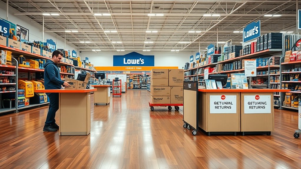 return policies for lowe s