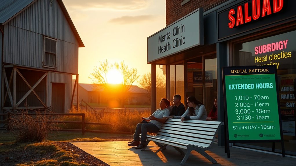 rural urban mental health barriers