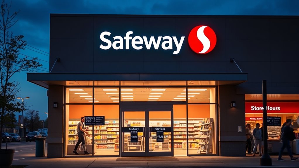 safeway hours for shopping