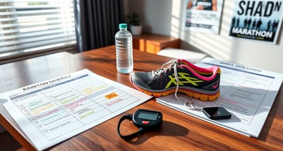 schedule consistent marathon runs