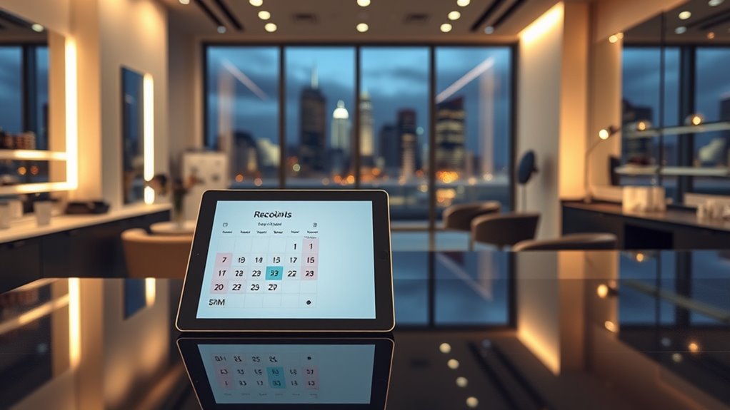 seamless evening beauty booking