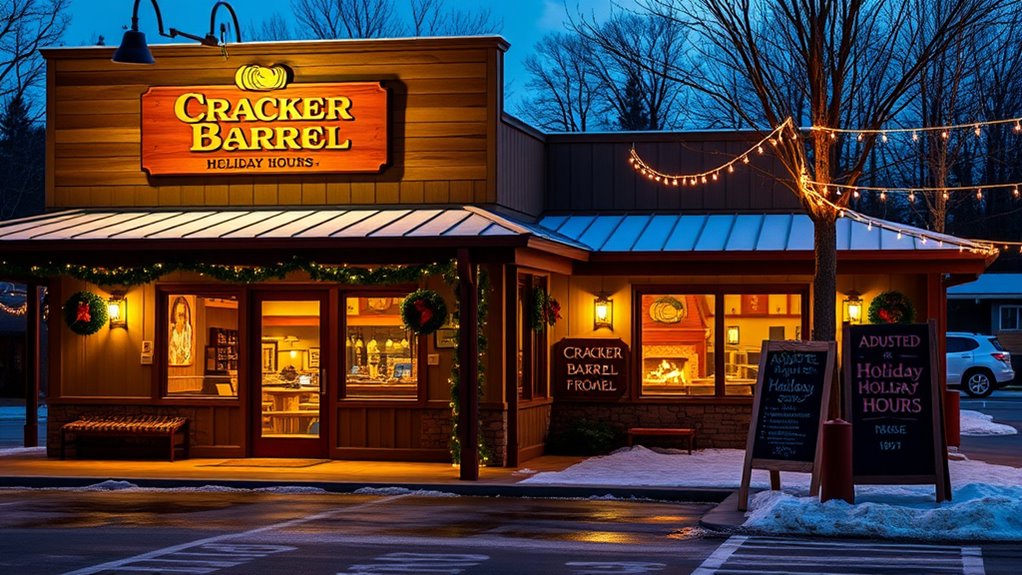 seasonal and regional opening hours