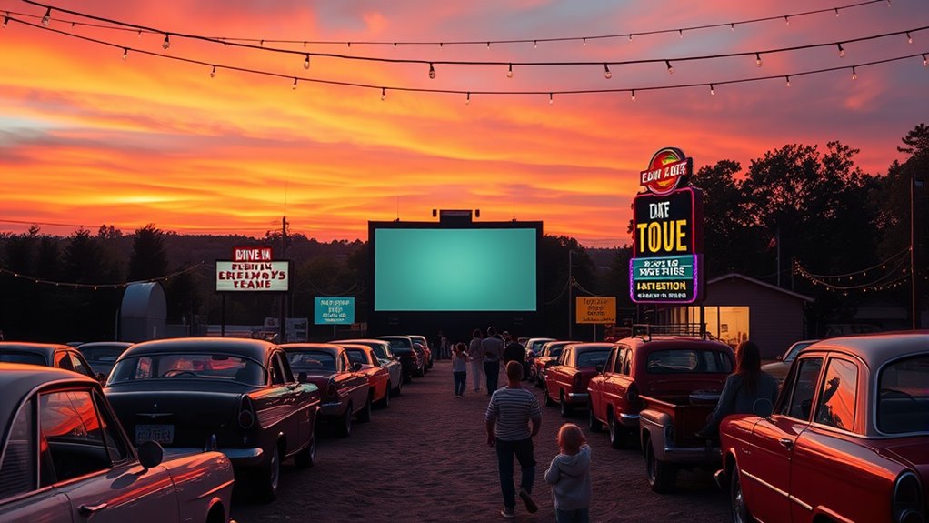 seasonal drive in movie snacks