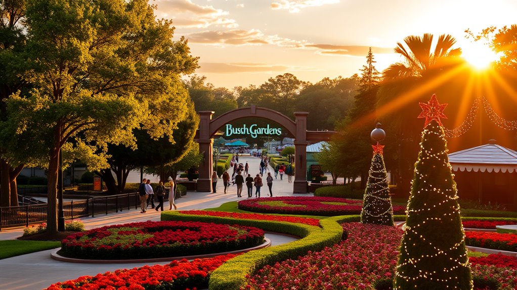 seasonal hours and festive events