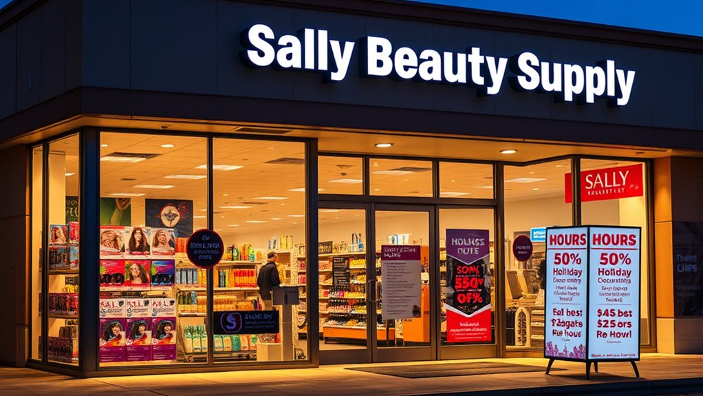 seasonal store hours and discounts