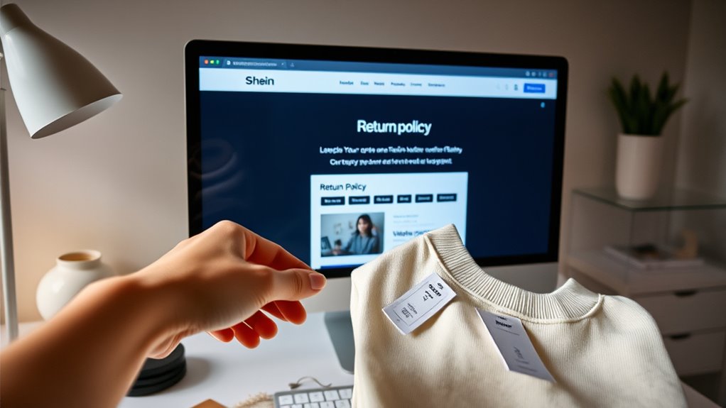 shein online return policy