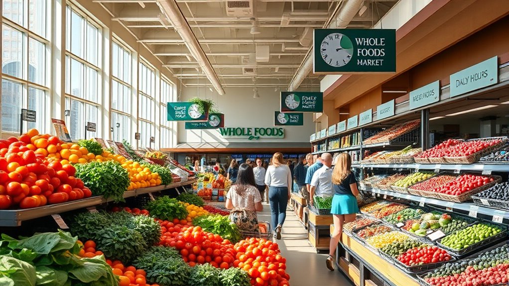 shop early for fresh produce