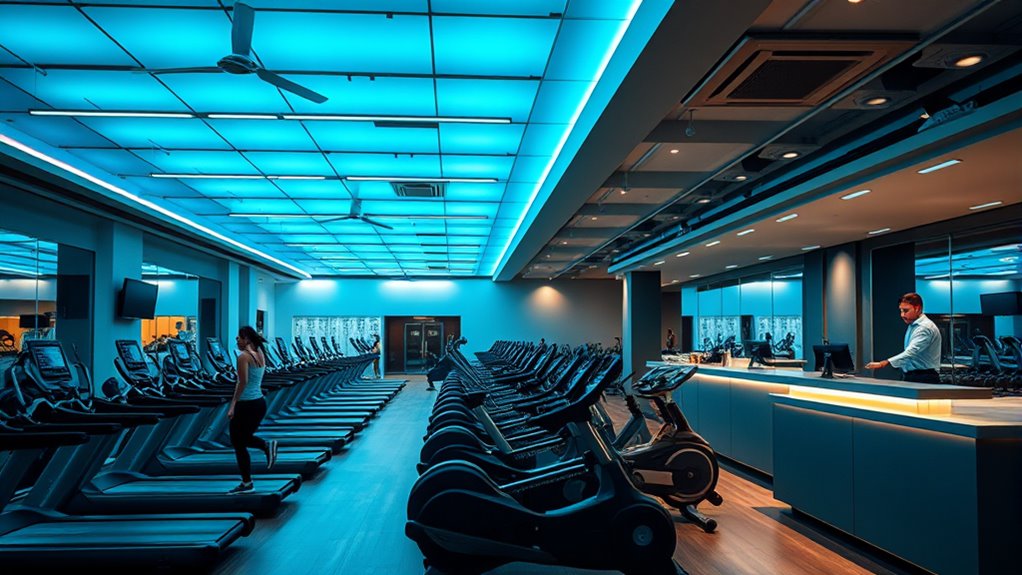 staffed support enhances workout flexibility