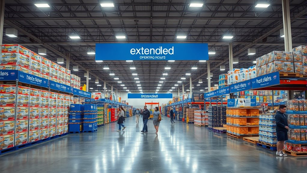 standard store operating hours