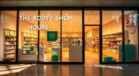 the body shop hours