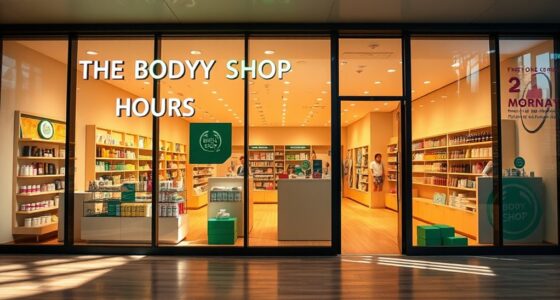 the body shop hours