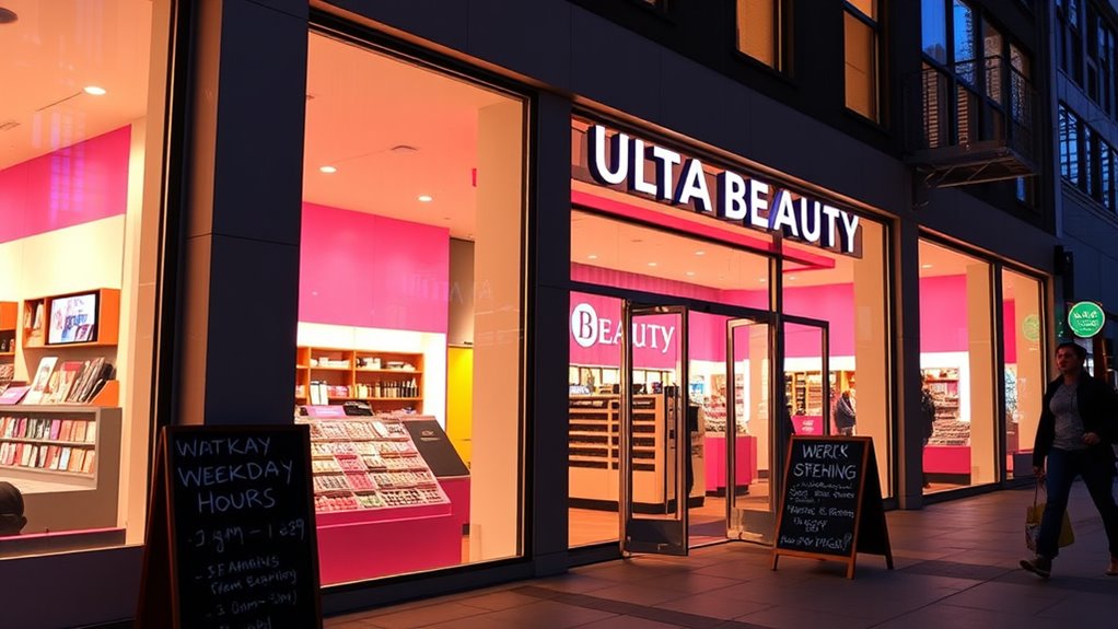 ulta weekday store hours