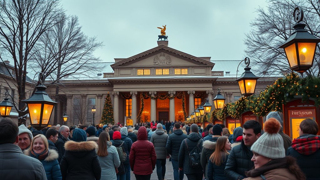 visit museums off peak hours