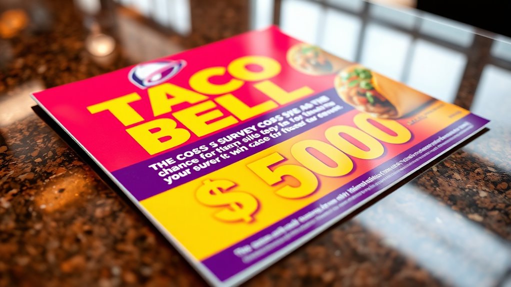 win 500 taco bell survey