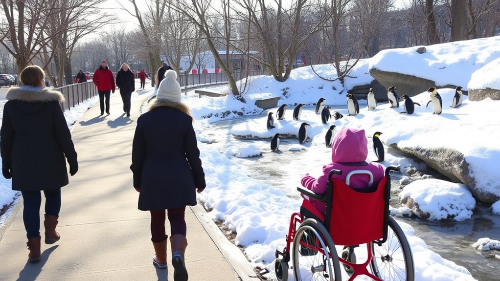 winter zoo accessibility features