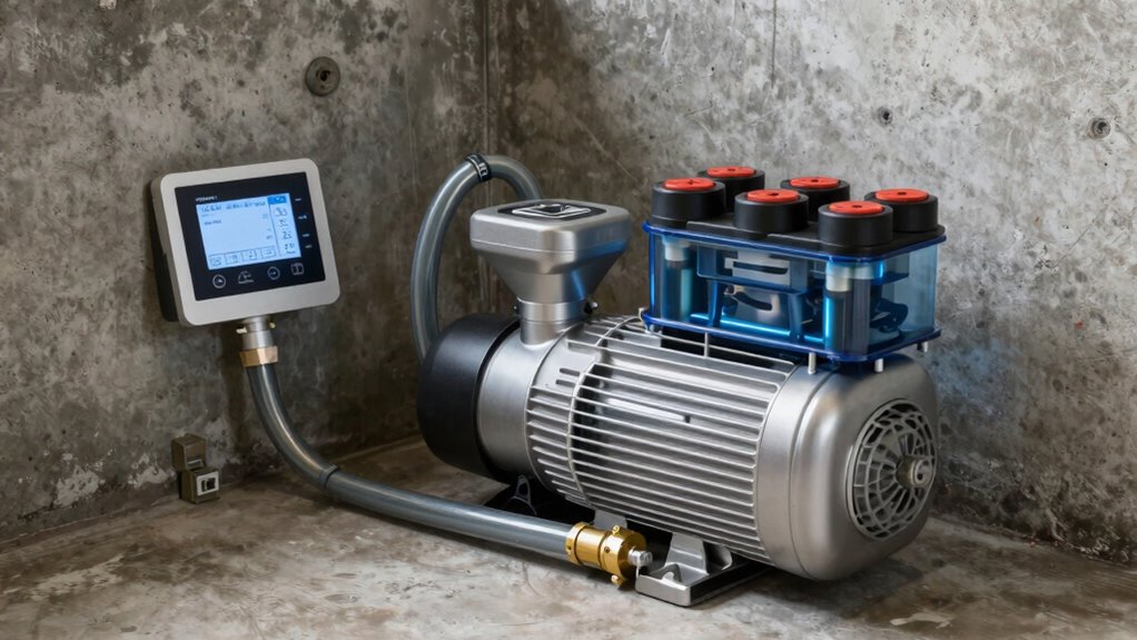 automatic backup sump pump operation
