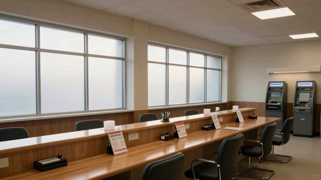 bank visit quietest hours