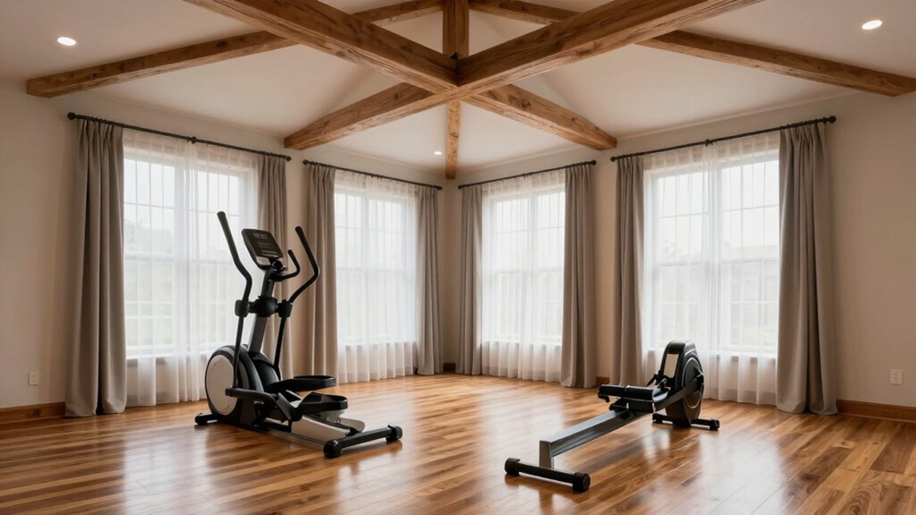 ceiling height for workout safety