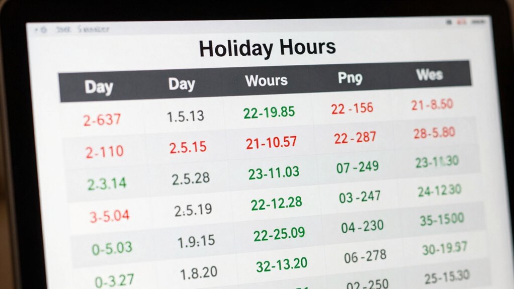 checking store holiday hours