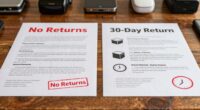 compare return policies carefully