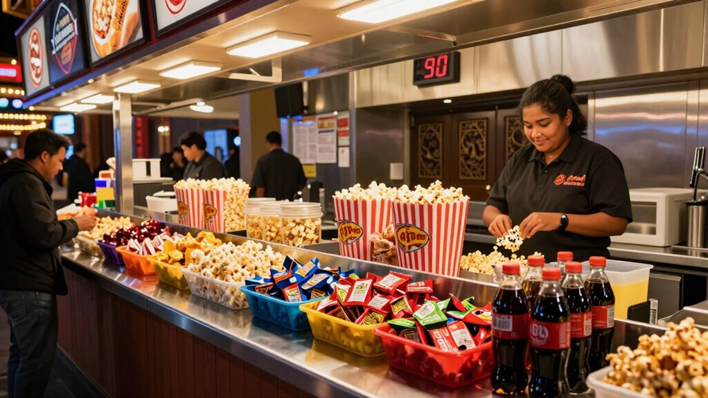 concessions open before events