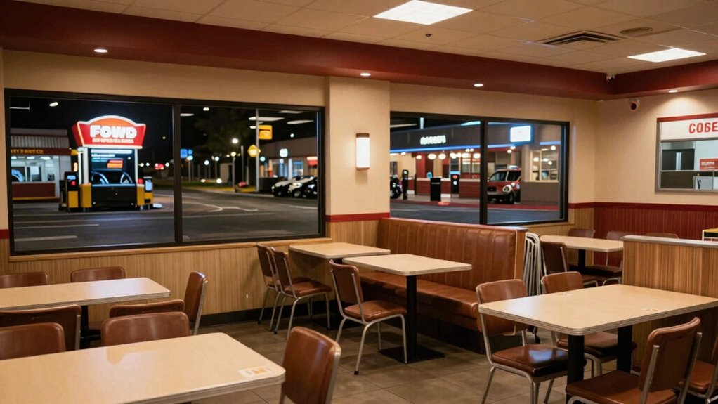 dining rooms closing earlier