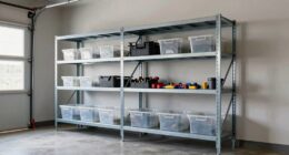 durable weight supporting garage shelving
