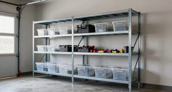 durable weight supporting garage shelving