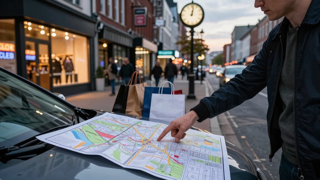 efficient multi store shopping schedule