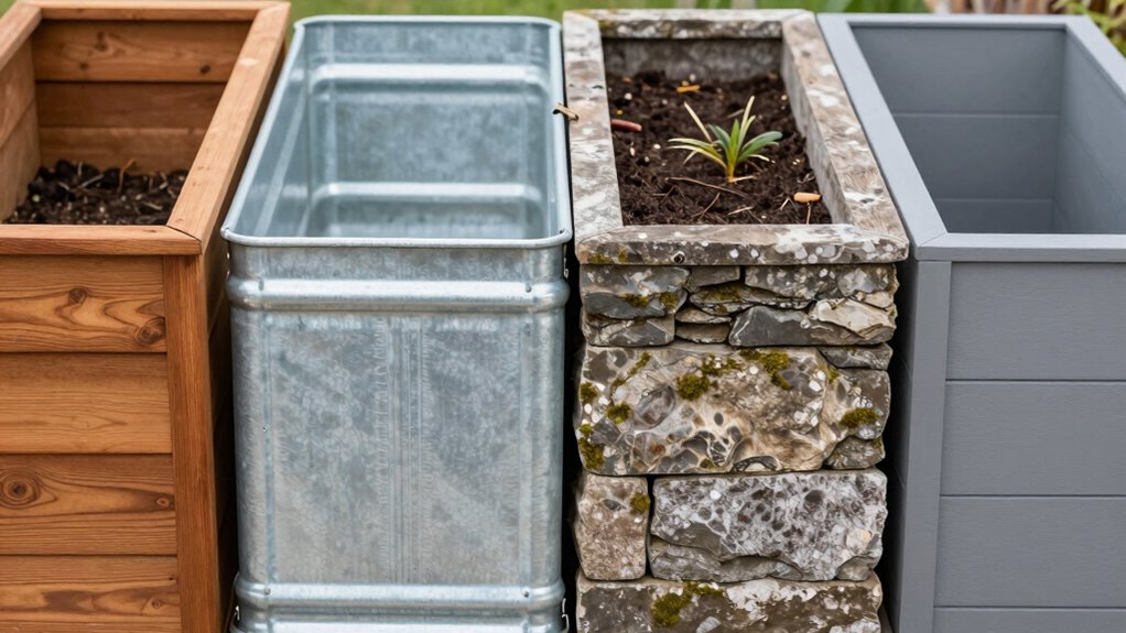garden bed material comparison